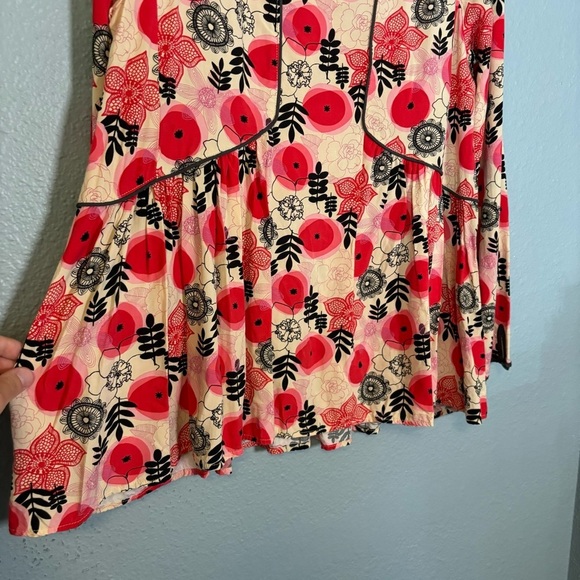 Matilda Jane Red and Cream Floral Blouse - Picture 7 of 13